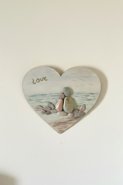 Cuore in legno "Abbraccio Naturale"